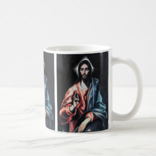 Taza De Café Cristo como Salvador por El Greco