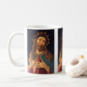 Taza De Café Cristo coronado de espinas por Sandro Botticelli