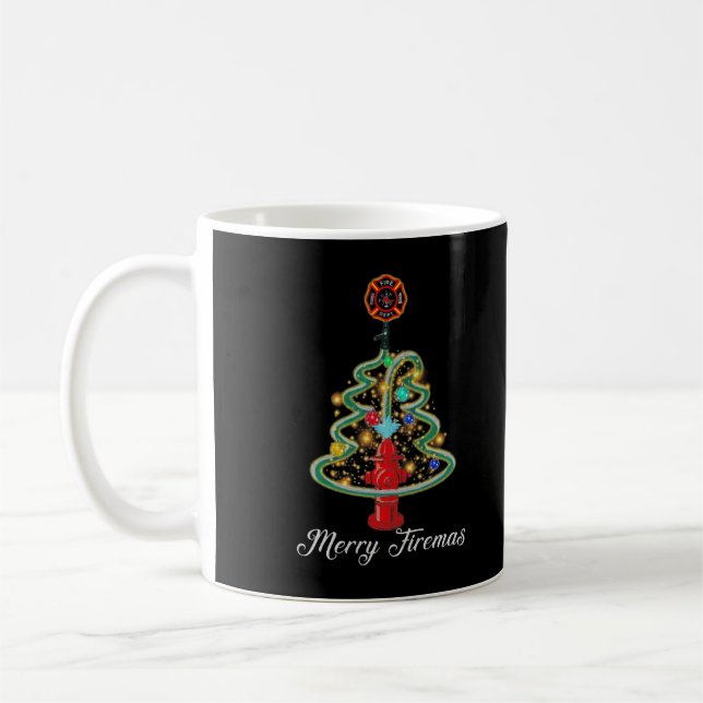 Taza De Café Cristo del bombero enciende a Santa Firefiridor (Izquierda)