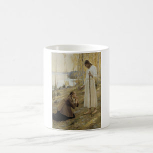 Taza De Café Cristo y María Magdalena en el campo finlandés
