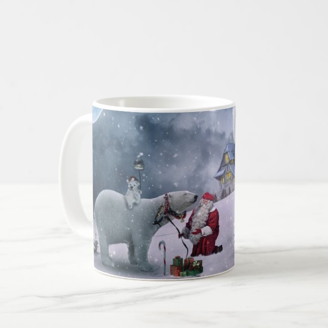 Taza De Café críticas con oso polo (Anverso izquierdo)