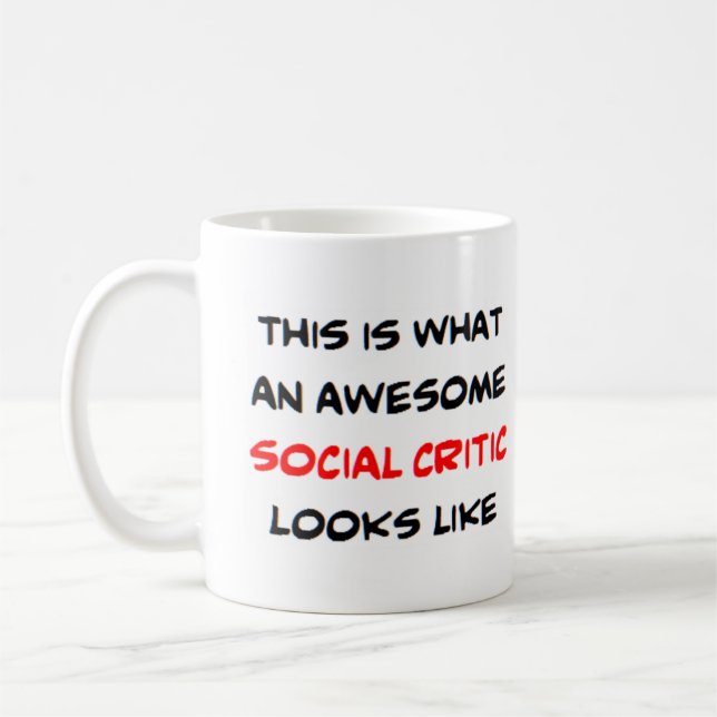 Taza De Café crítico social, increíble (Izquierda)