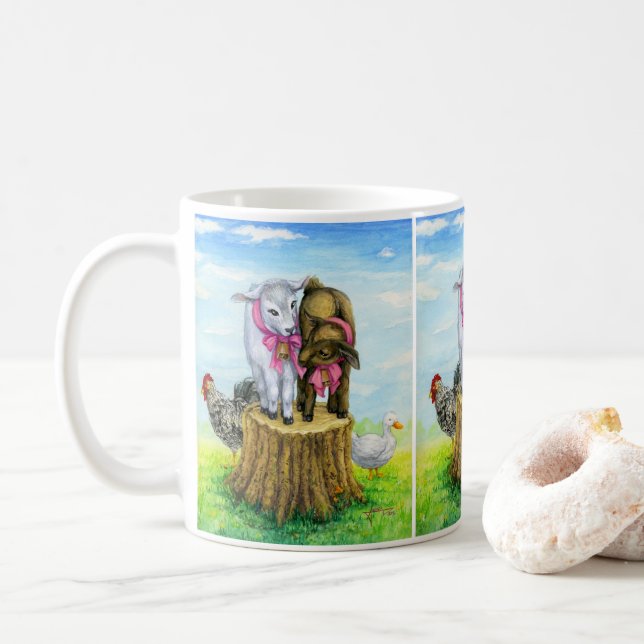 Taza De Café Critters de Laurie (Con donut)