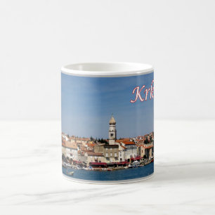 Taza De Café Croacia - Ciudad de Krk - Veglia -
