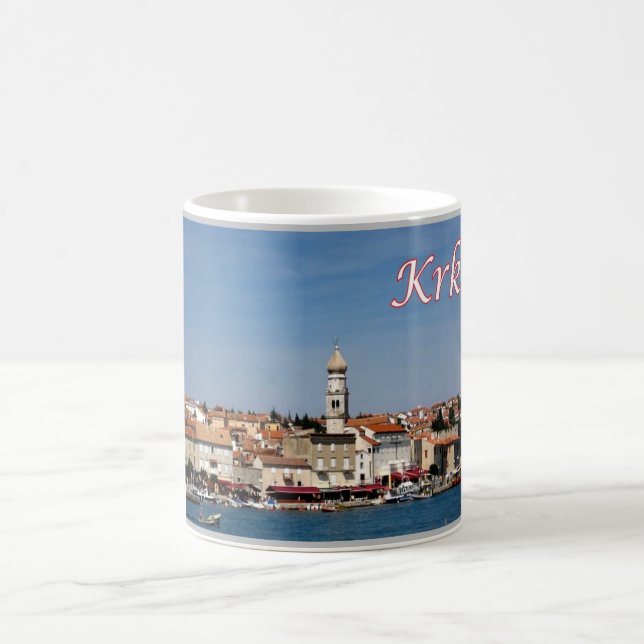 Taza De Café Croacia - Ciudad de Krk - Veglia - (Centro)