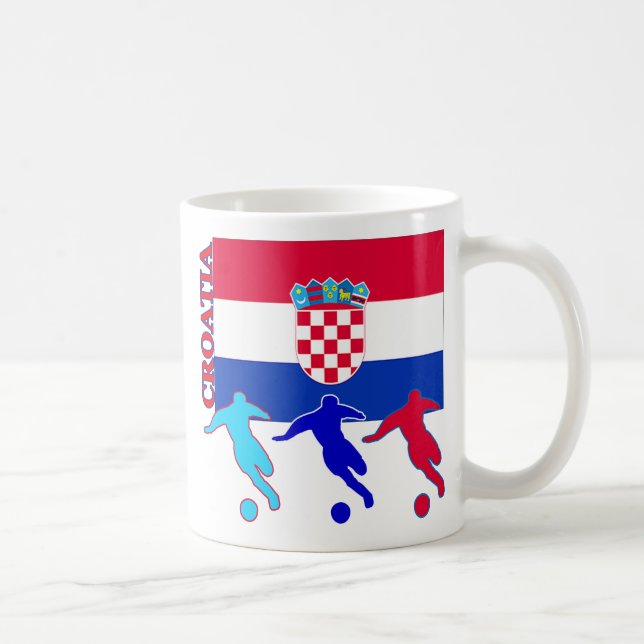 Taza De Café Croacia de fútbol (Derecha)