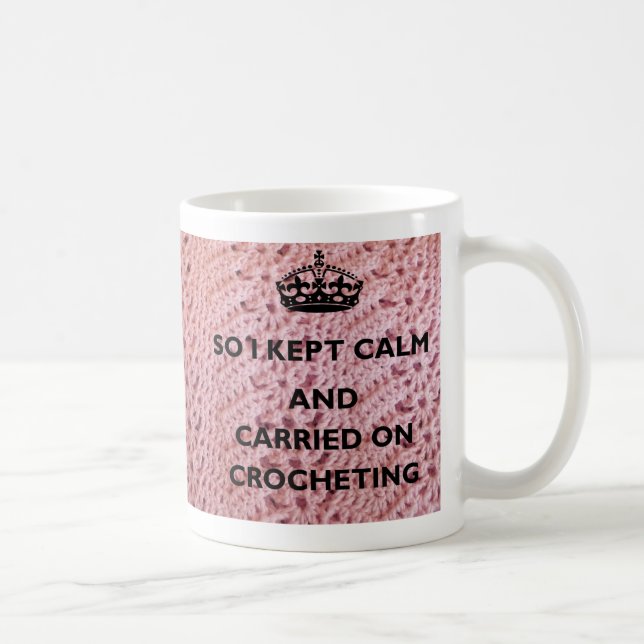 Taza De Café Crochet (Derecha)