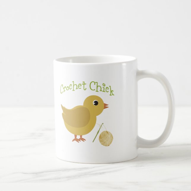 Taza De Café Crochet Chick (Derecha)