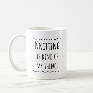 Taza De Café Crochet de punto de acné