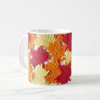 Taza De Café Crochet Maple Leaves Mug