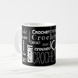 Taza De Café ¡CROCHET! Tipografía