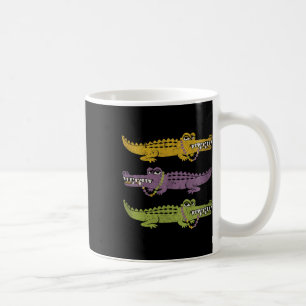 Taza De Café Crocodiles Mardi Gras Louisiana Hombres Mujeres