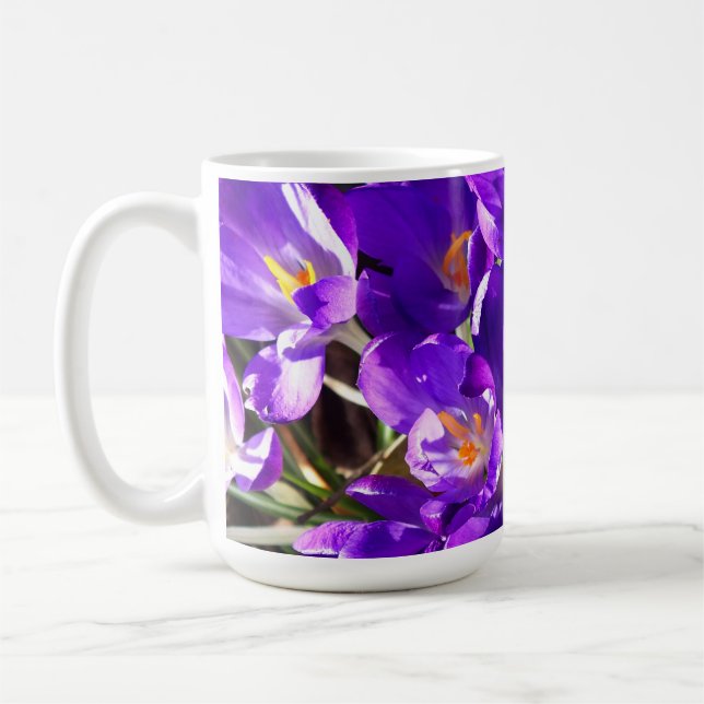 TAZA DE CAFÉ CROCUS DE PRIMAVERA (Izquierda)