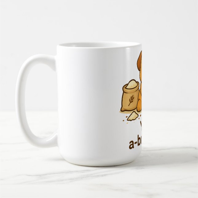 Taza De Café Croissant Dog (Izquierda)