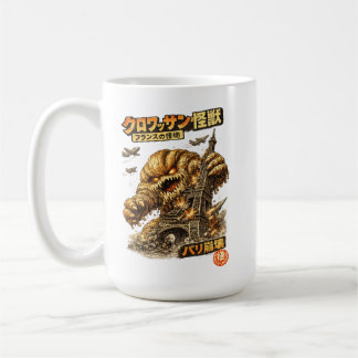 Taza De Café Croissant Kaiju – París Bajo Ataque