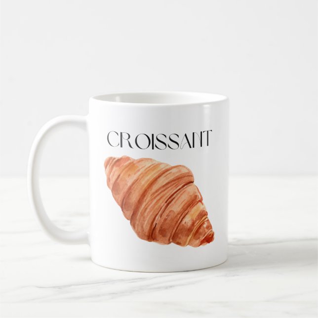 Taza De Café Croissant Mug (Izquierda)