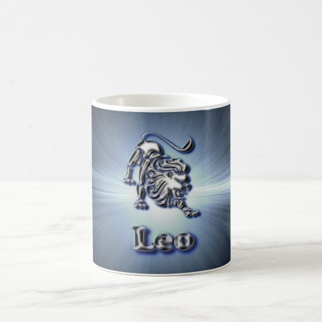 Taza De Café Cromo Leo (Centro)