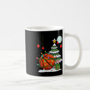 Taza De Café Cronología navideña decora el árbol ilumina la lun