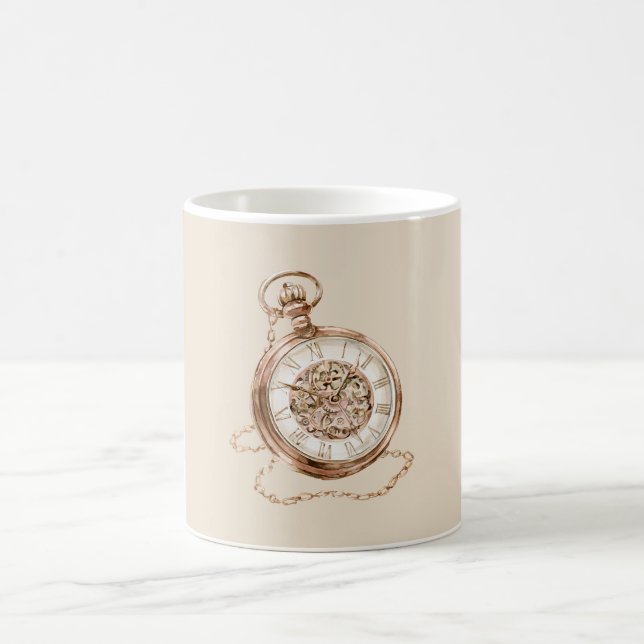 Taza De Café Cronómetro Steampunk (Centro)