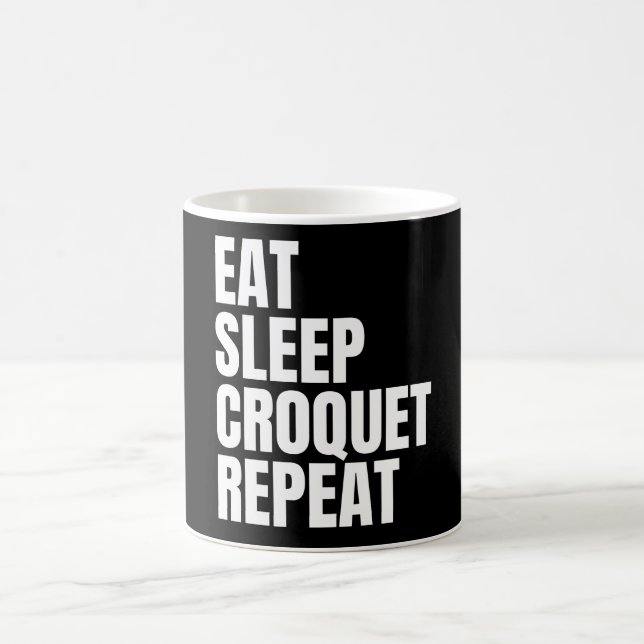Taza De Café croquet divertido (Centro)