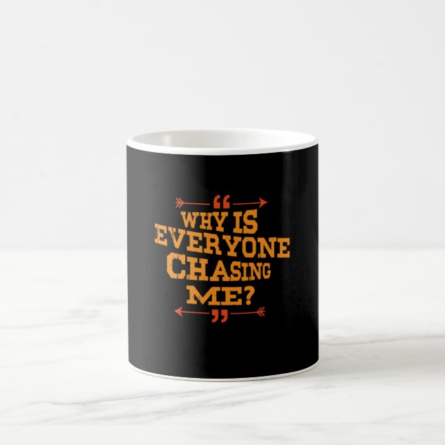 Taza De Café Cross Country Por Qué Todos Me Persiguen (Centro)