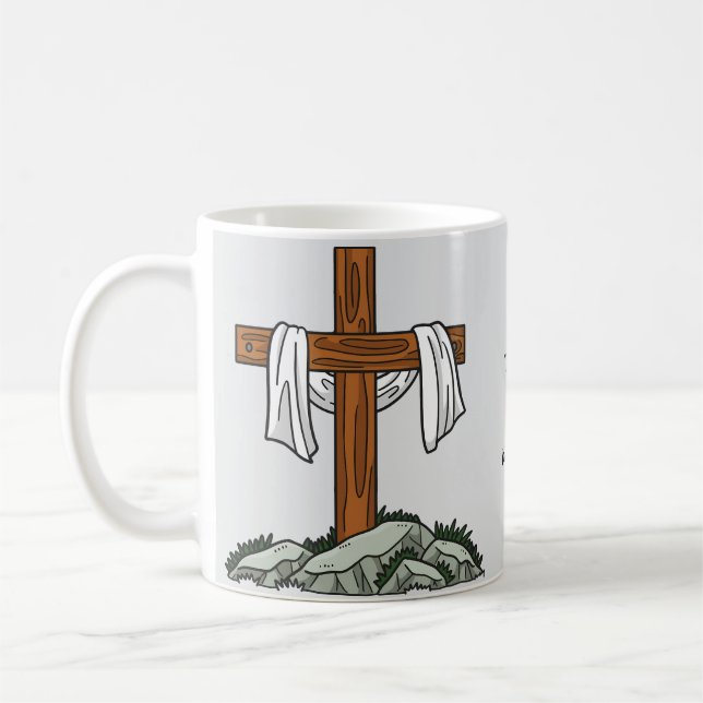 Taza De Café Cross Easter Mug (Izquierda)