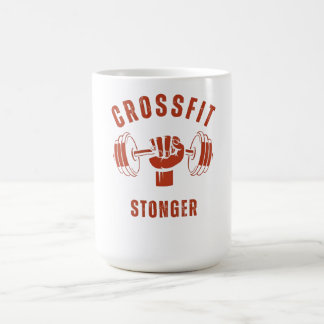 Taza De Café CrossFit Stronger--Power & Strength Mindset
