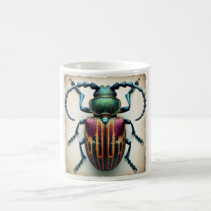 Taza De Café Crossotus Beetle Dorsal View 031124IREF232 - Water