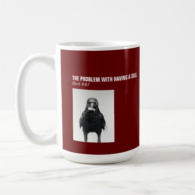 Taza De Café CROW Coffee Mug 15 oz. (Izquierda)