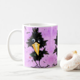 Taza De Café Crow en el amor - Gracioso