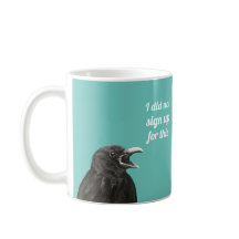 Crow no Rótulo café Mug