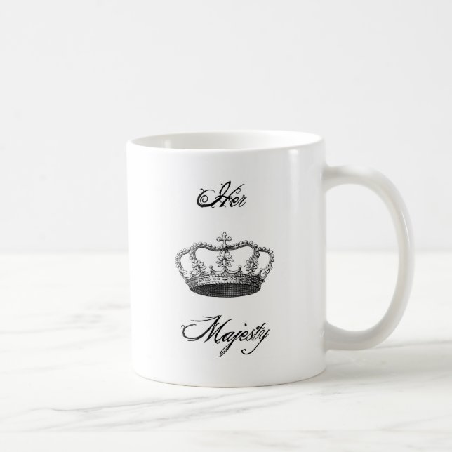 Taza De Café Crown_Her Majesty_Mugcup (Derecha)