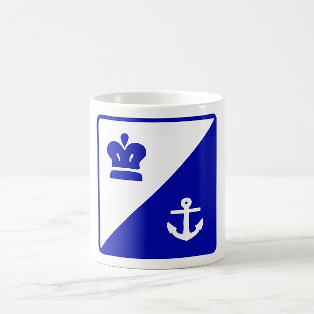Taza De Café Crown Y Anchor Blue Coffee Mug (Subido por el creador)