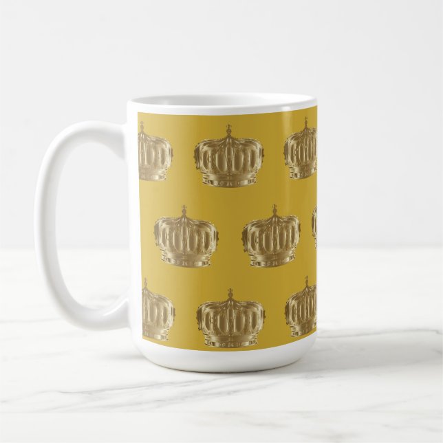 Taza De Café Crowne de oro (Izquierda)