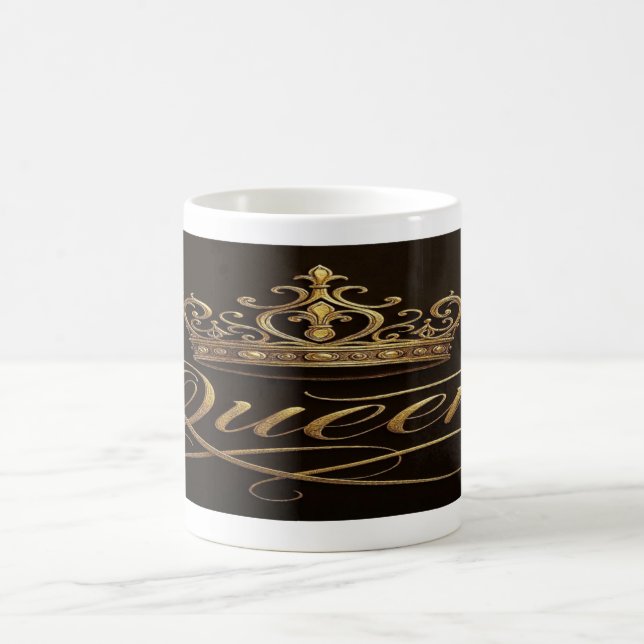 Taza De Café “Crowned in Gold: The Queen Within” (Centro)