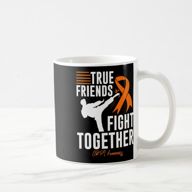Taza De Café Crps Awareness Friend apoya las artes marciales (Derecha)