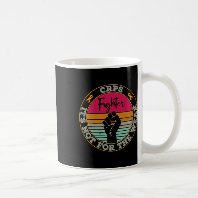 Taza De Café Crps Conciencia Retro Combatiente Idea Guerrera Ho (Derecha)