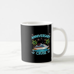 Taza De Café Crucero de Aniversario 2025 Parejas Coincidentes C
