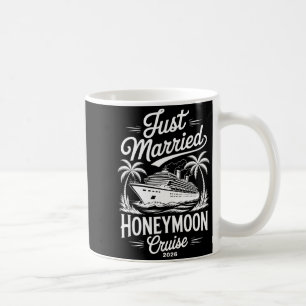 Taza De Café Crucero de luna de miel casados 2026 Novia tropica