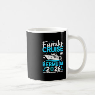 Taza De Café Crucero Familiar 2026 Bermudas Creando Recuerdos F
