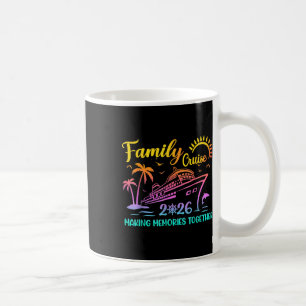 Taza De Café Crucero Familiar 2026 Creando Recuerdos Juntos Mat