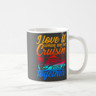 Taza De Café Crucero Familiar 2026 Me Encanta Cuando Estamos Cr