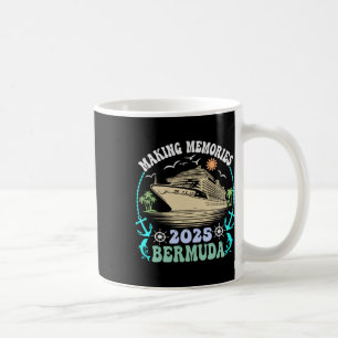 Taza De Café Crucero Familiar Bermudas 2025 Verano Vacaciones C