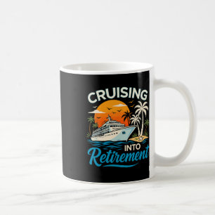 Taza De Café Crucero hacia la jubilación Crucero tropical Diver