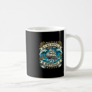 Taza De Café Crucero hacia mi cumpleaños número 50 en crucero