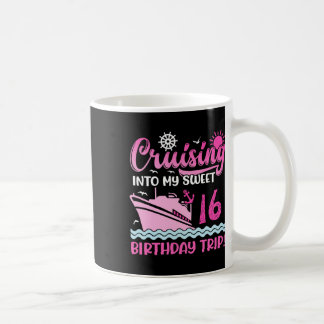 Taza De Café Crucero hacia mi dulce viaje de cumpleaños número