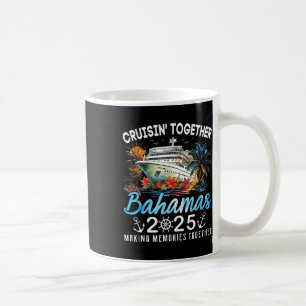 Taza De Café Crucero juntos Bahamas 2025 Crucero Playa Verano