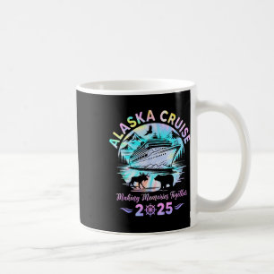 Taza De Café Crucero por Alaska 2025 Grupo de Familia y Amigos