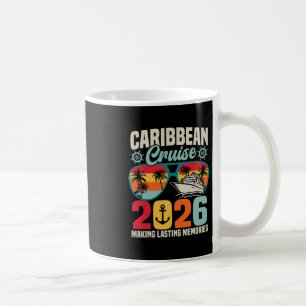 Taza De Café Crucero por el Caribe 2026 Vacaciones Viaje Coinci