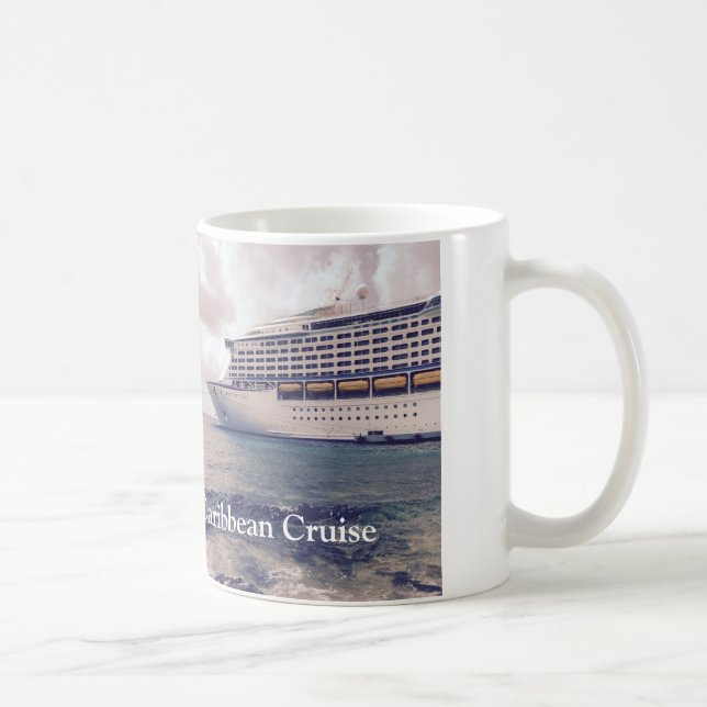 Taza De Café Cruceros caribeños - Blanco Mug Blanco clásico de  (Derecha)